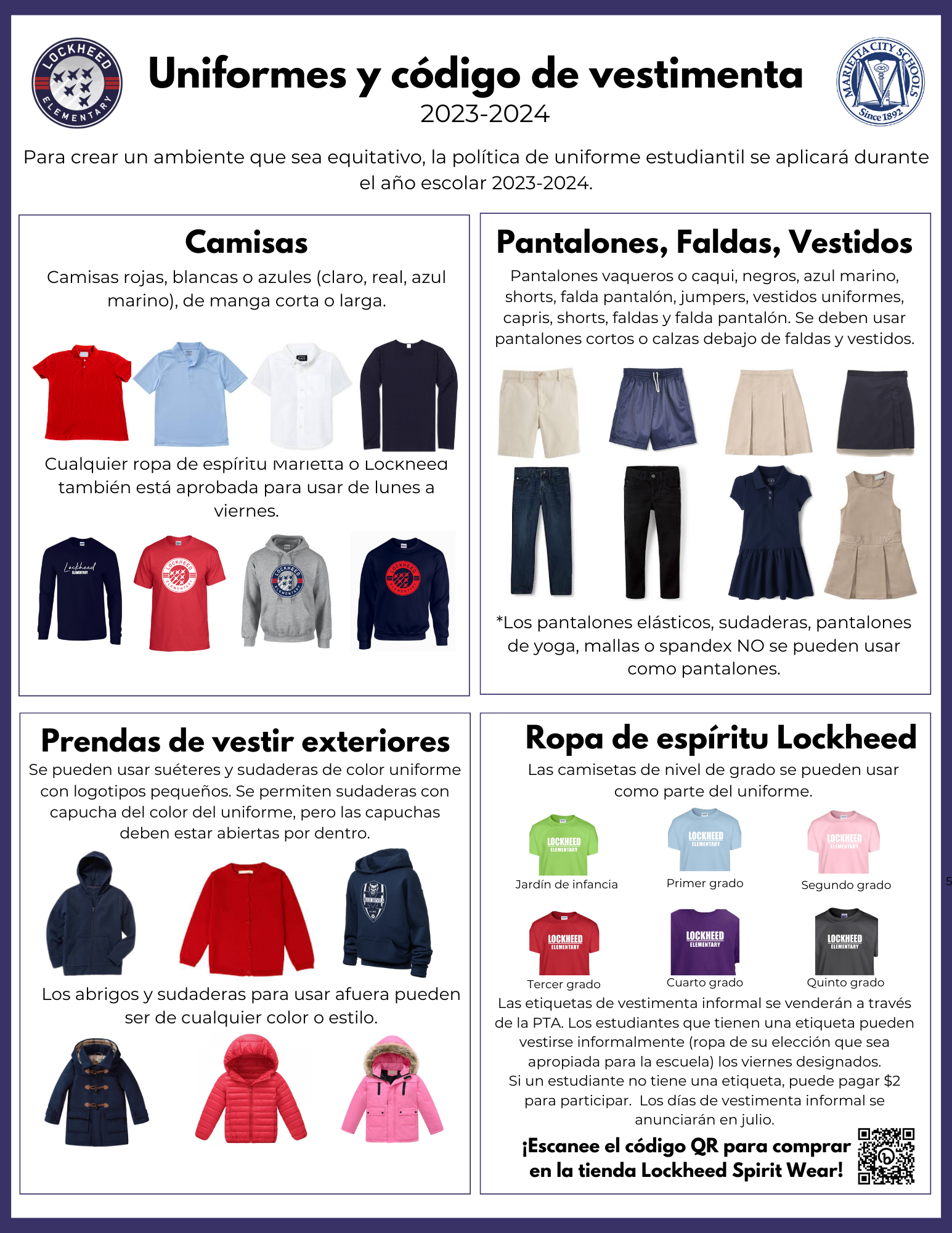 Spanish Uniform Guide